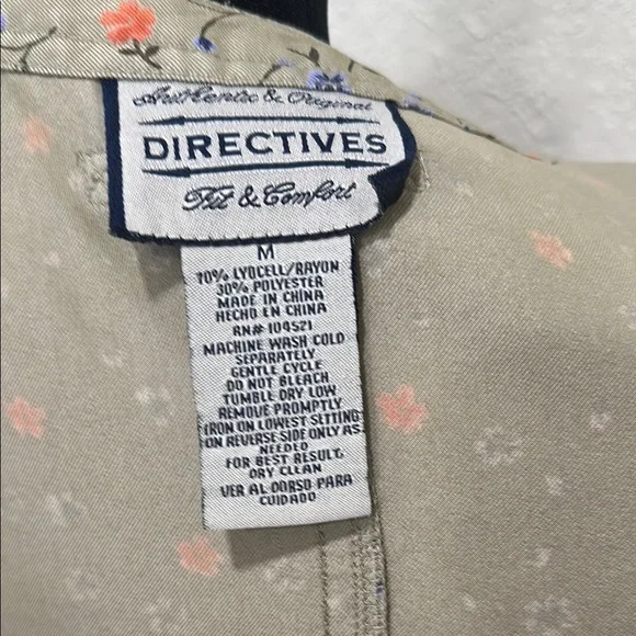 Authentic Directives Country Floral Maxi Dress - Floral Khaki Medium - Picture 5 of 5